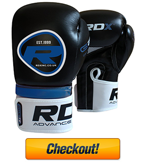 Authentic RDX Rex Leather Boxing Gloves