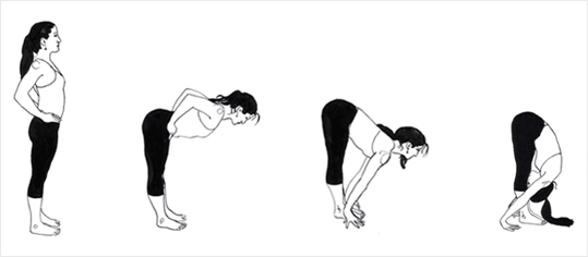 Uttanasana weight lose pose