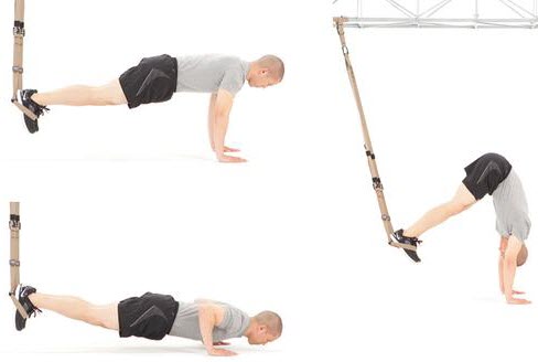 Atomic Pike exercise with trx