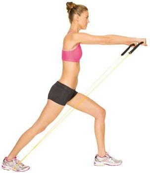 Resistance band Incline Chest Press