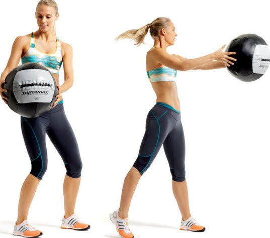 medicine ball Side Scoop Throw 