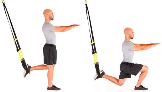 TRX Lunge exercise