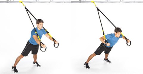 TRX Press Up exercise