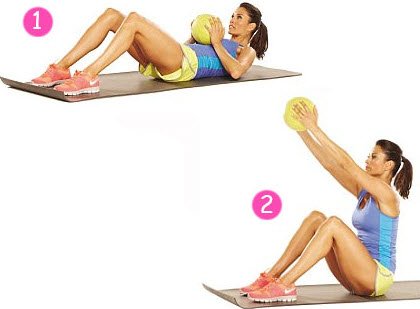 V-Sit Medicine Ball 