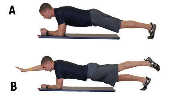 Single Arm Plank