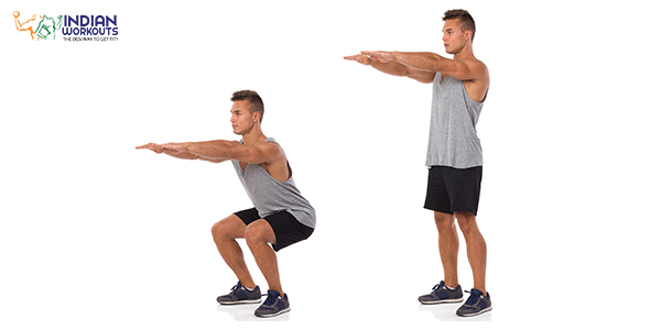 Squats workout for Lower back